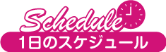 1日のスケジュール